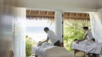 Couples treatment room(s), sauna, steam room, body treatments