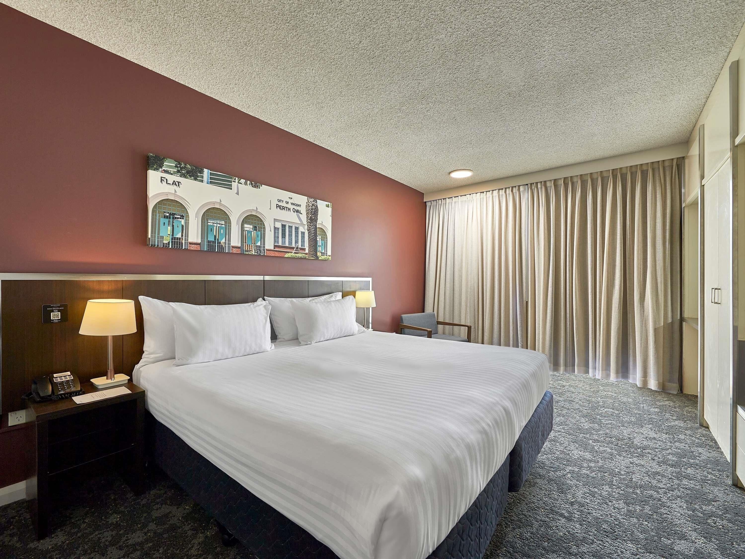 In-room safe, desk, laptop workspace, blackout curtains