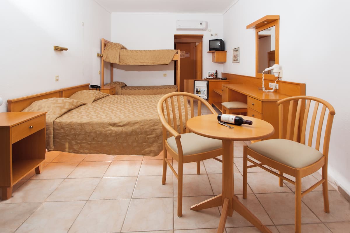 Iron/ironing board (on request), WiFi, bed sheets
