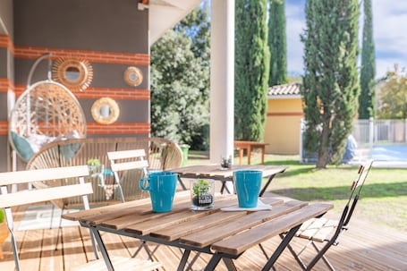 Terraço/pátio. Appart'City Classic Toulouse Saint Simon