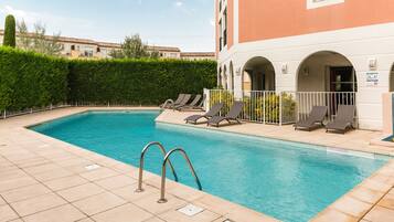 Seasonal outdoor pool