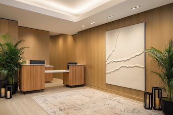 Reception area at Aura Hotel Times Square