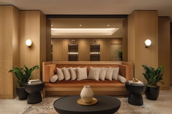 Reception area at Aura Hotel Times Square