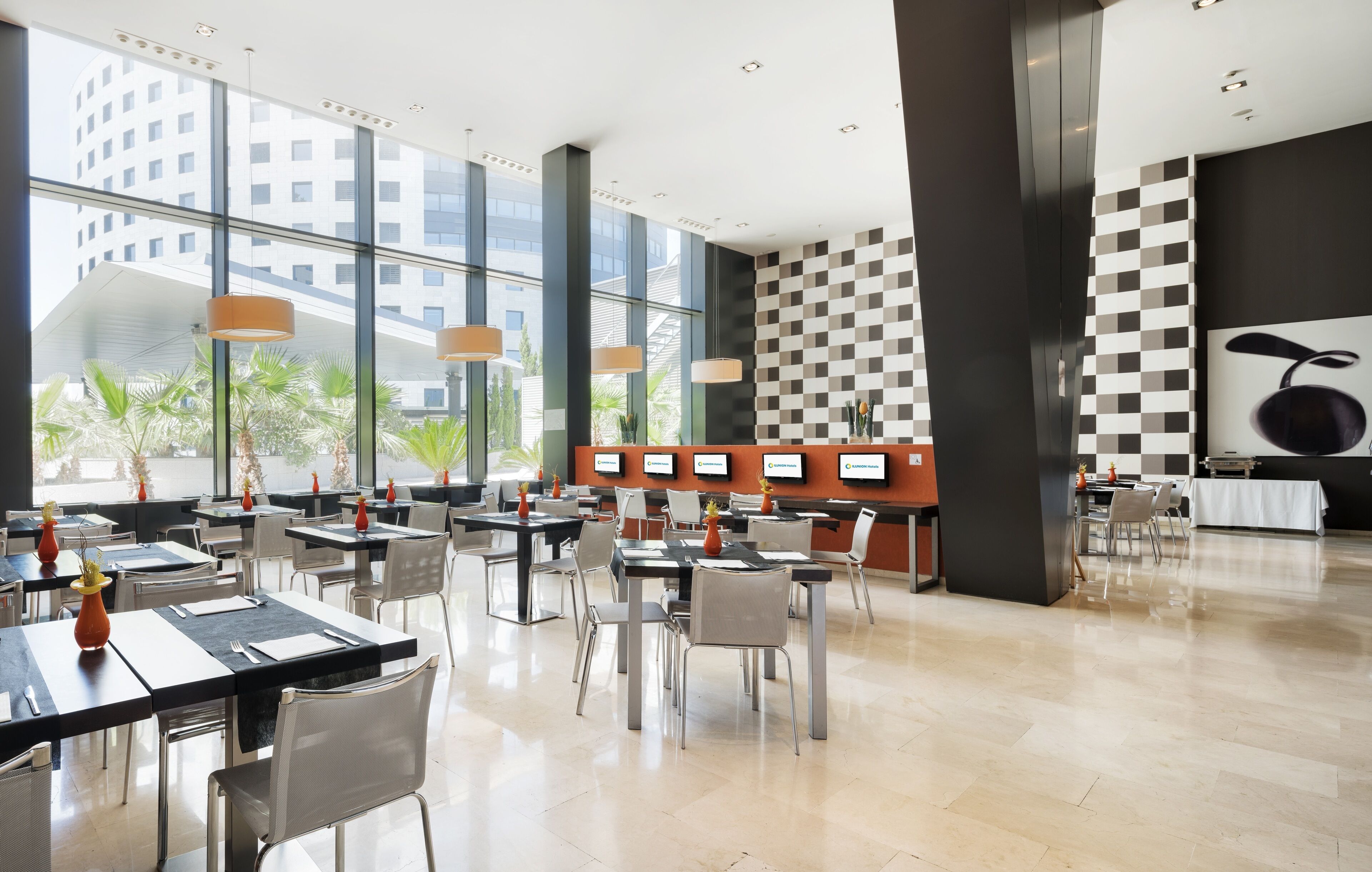 breakfast served, garden views