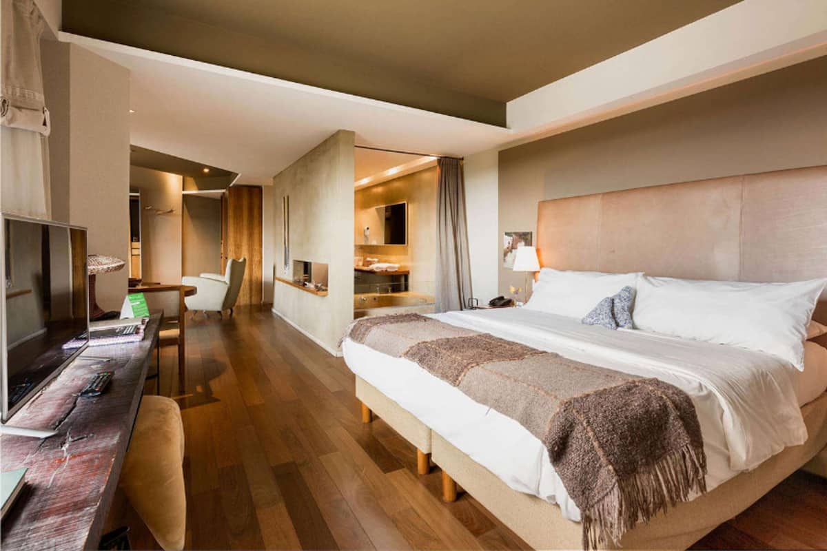 Suite, 1 cama Queen size | Minibar, caja de seguridad en la habitación y escritorio