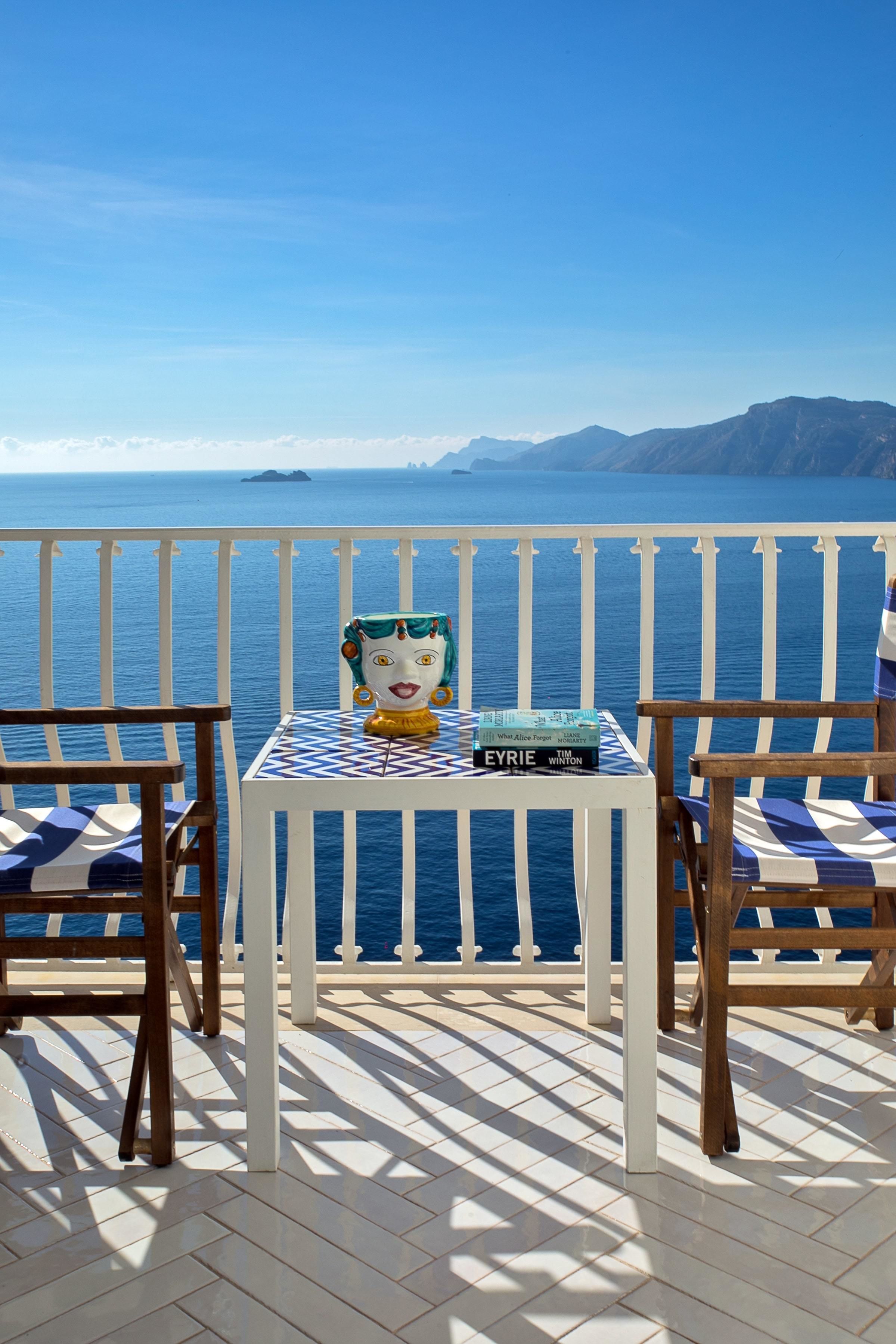 comfort triple room, balcony, sea view | view from room