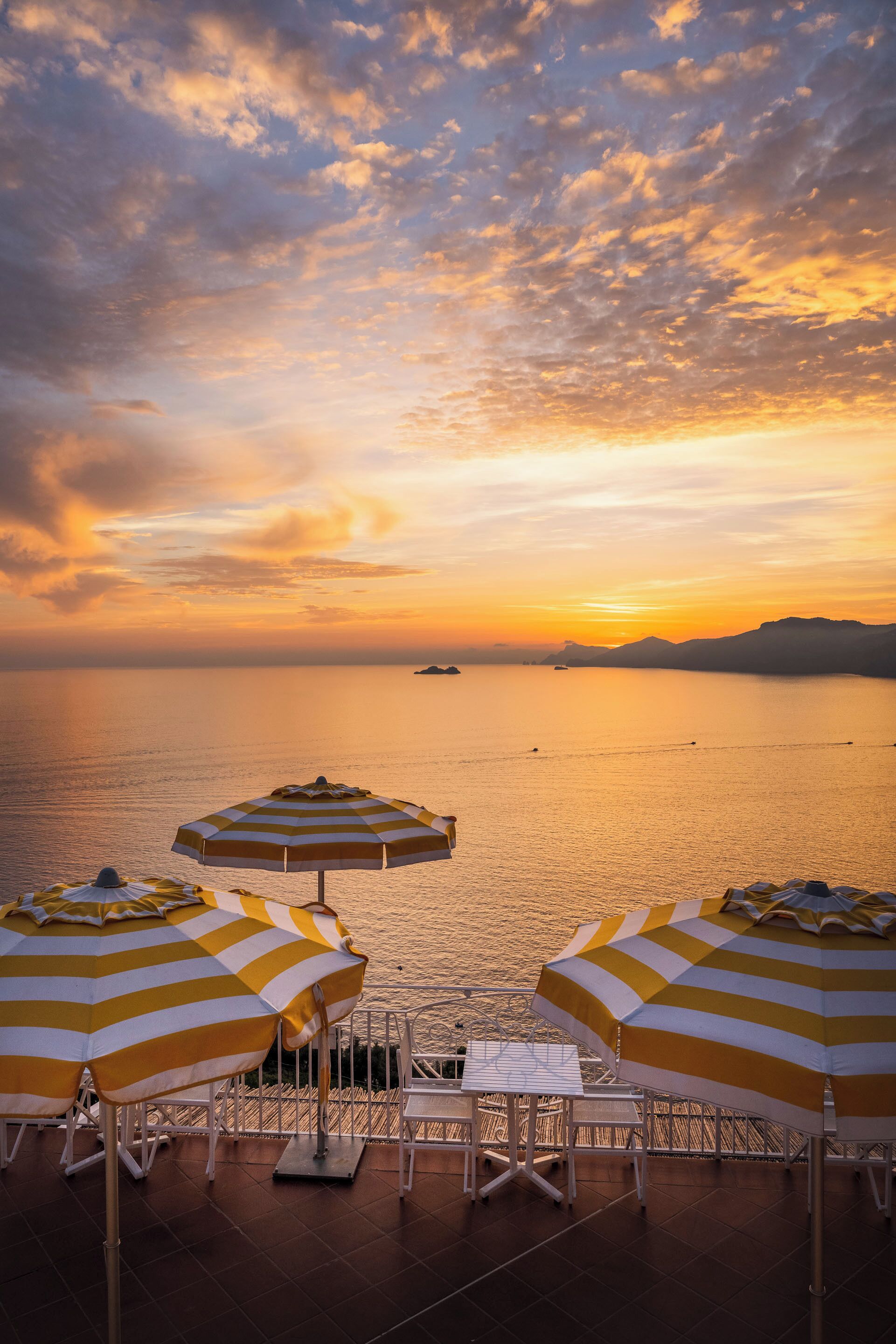 Blick von der Unterkunft