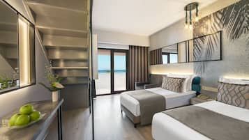 Sengetøy av topp kvalitet, minibar (inkludert) og safe på rommet