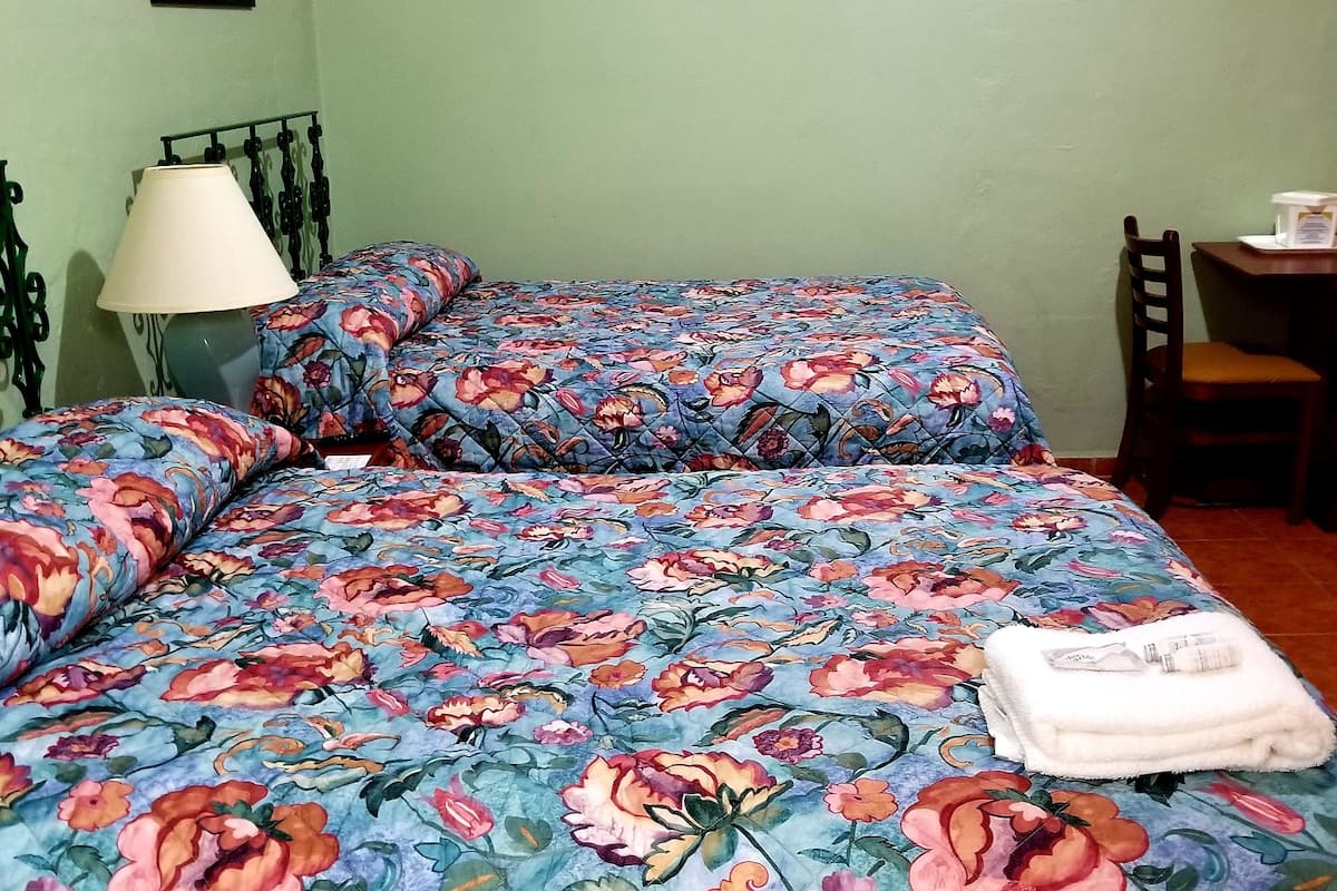 standard room, 2 double beds | in-room safe, free wifi, bed sheets