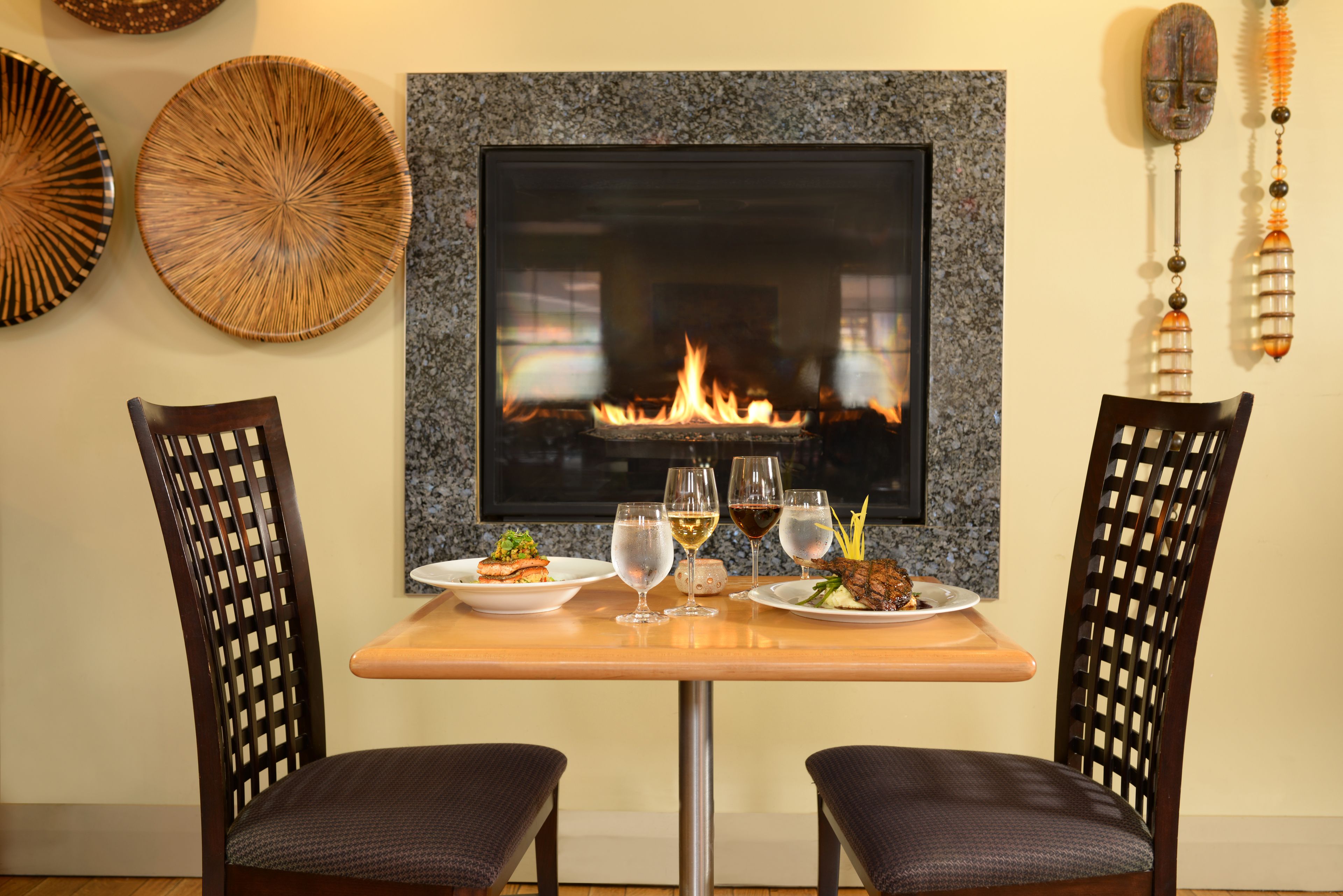 breakfast, lunch, dinner served; al fresco dining