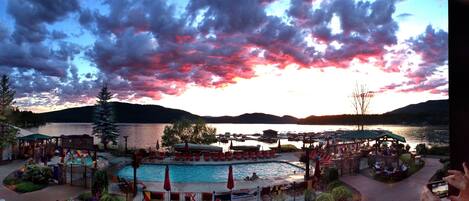 Uitzicht vanuit accommodatie