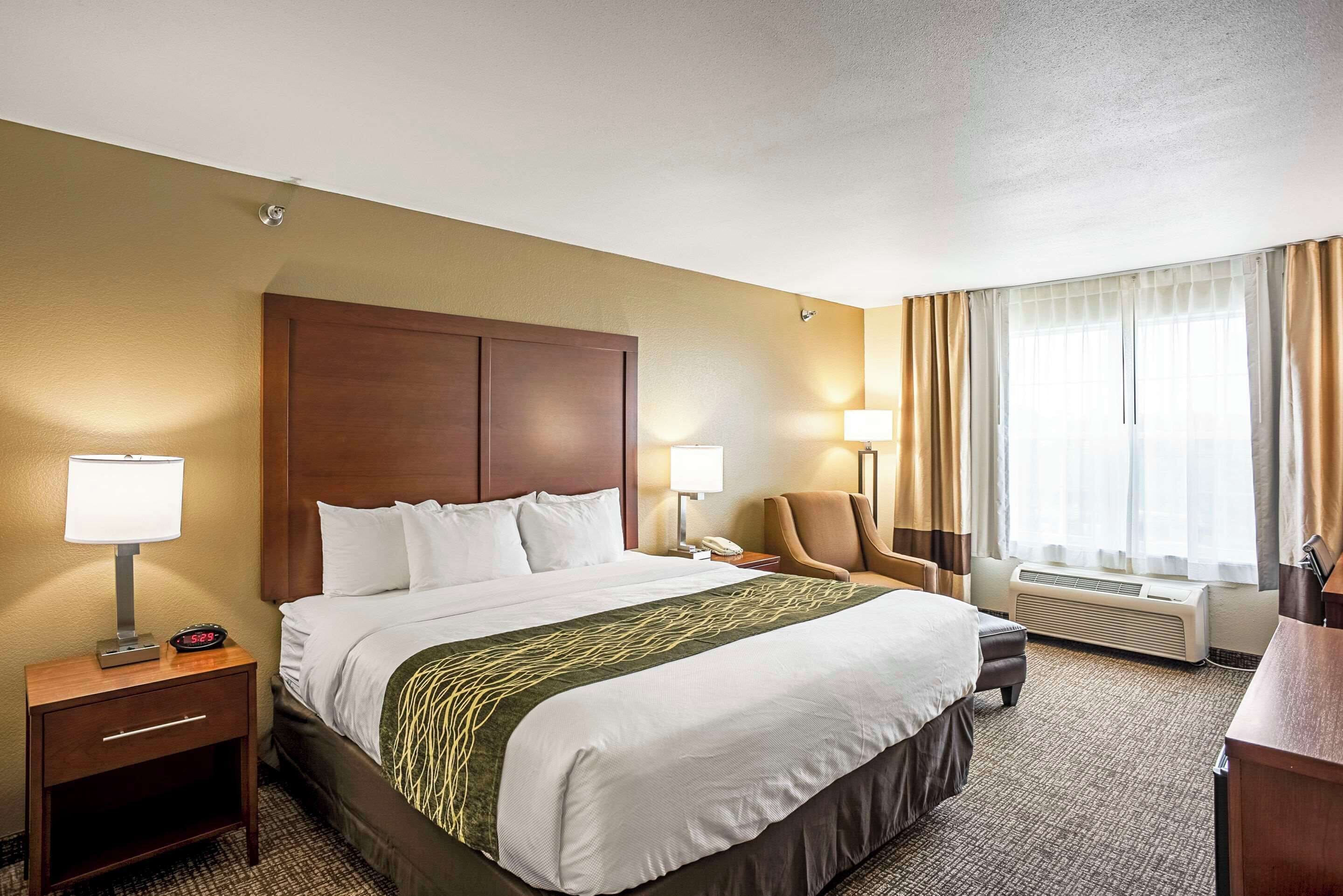 standard room, 1 king bed, non smoking | premium bedding, desk, laptop workspace, blackout curtains