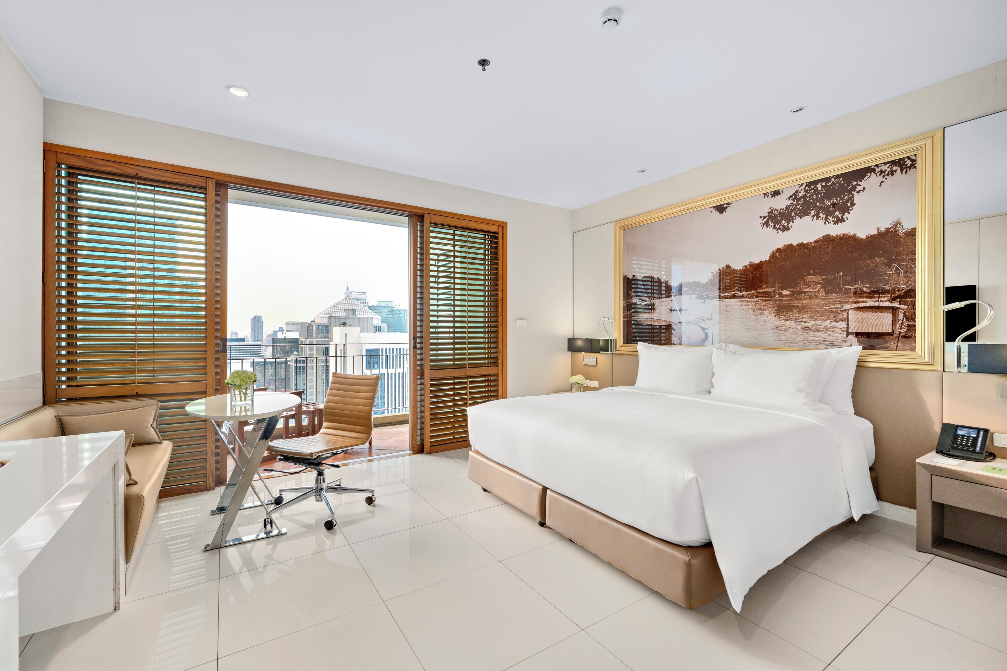 Superior-Zimmer, Balkon | Minibar, Zimmersafe, Schreibtisch, Bügeleisen/Bügelbrett