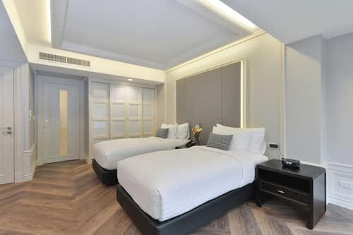 Draps en coton égyptien, literie de qualité supérieure, minibar