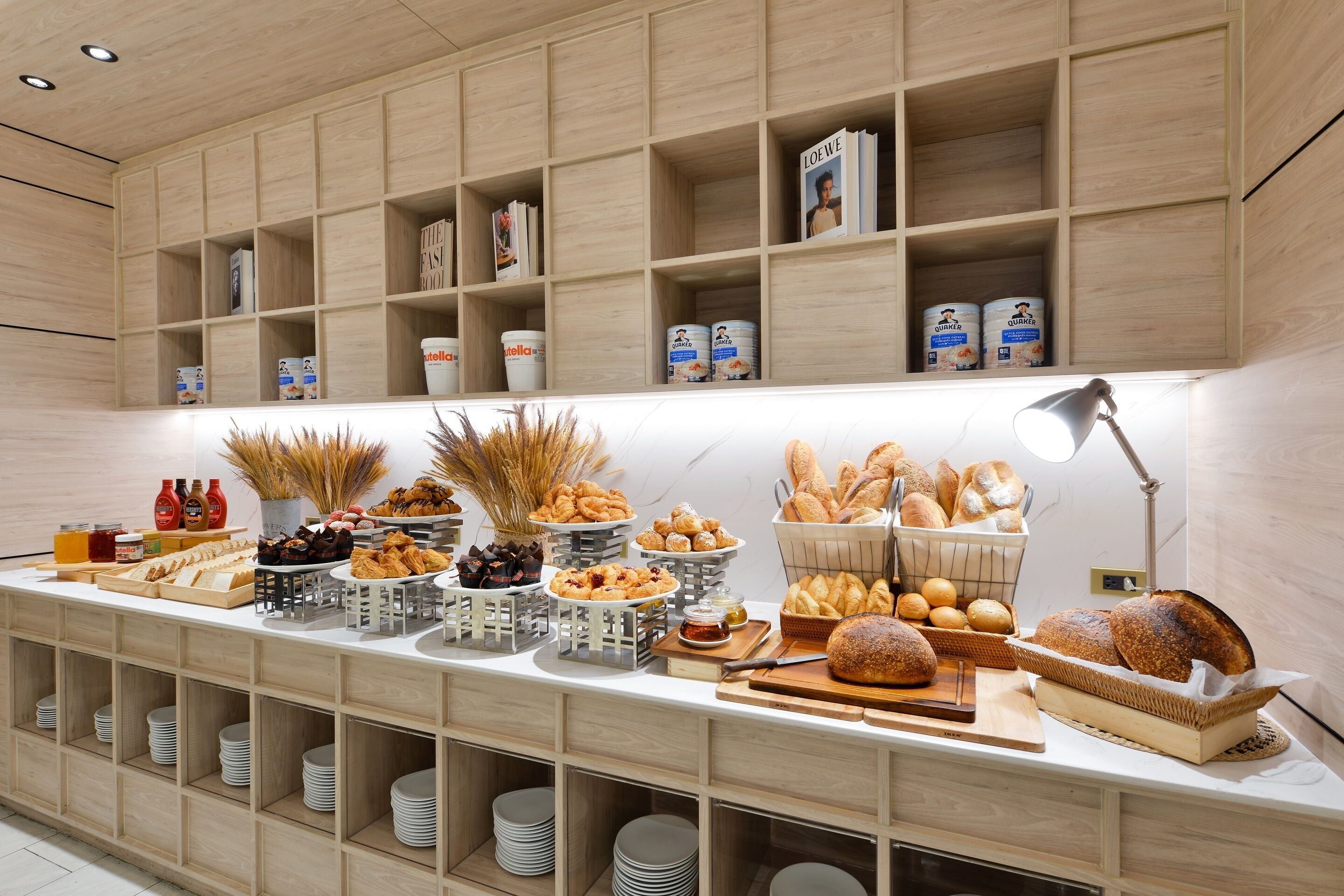 Café da manhã, almoço e jantar