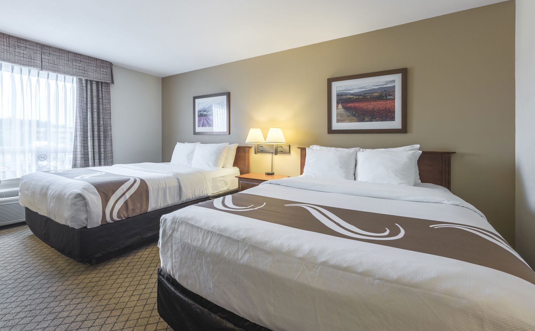 Pillow-top beds, blackout curtains, iron/ironing board