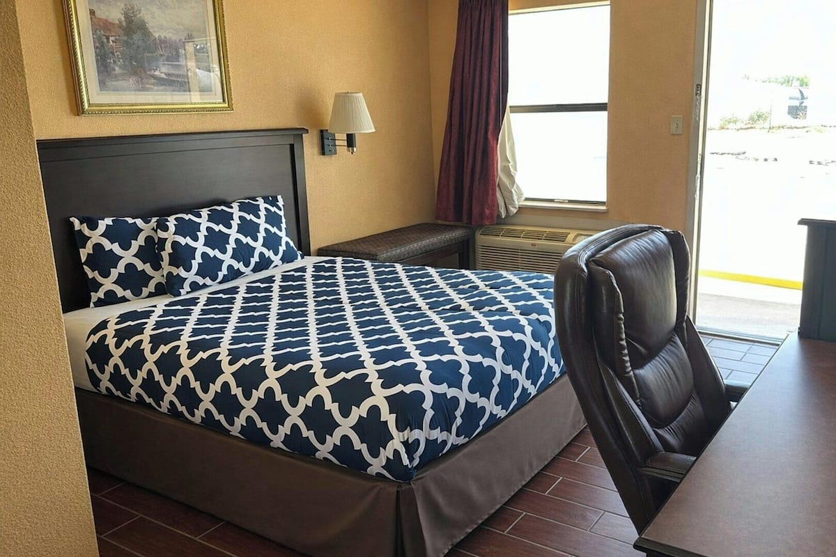 Premium bedding, down comforters, desk, iron/ironing board