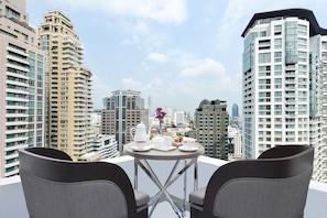 Uitzicht vanuit accommodatie