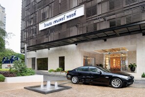 Voorkant van accommodatie