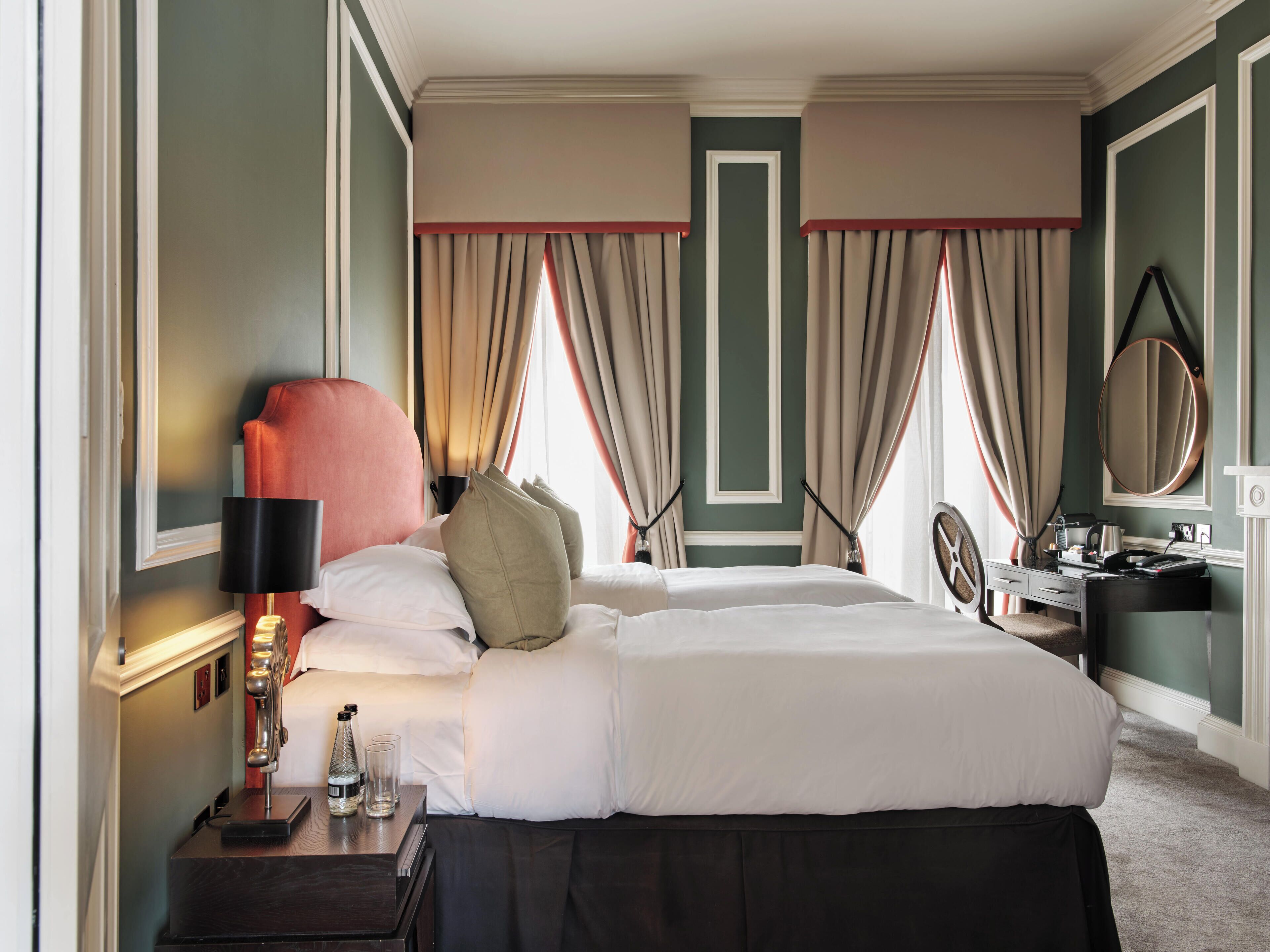 luxury double or twin room | premium bedding, down duvets, pillow-top beds, in-room safe