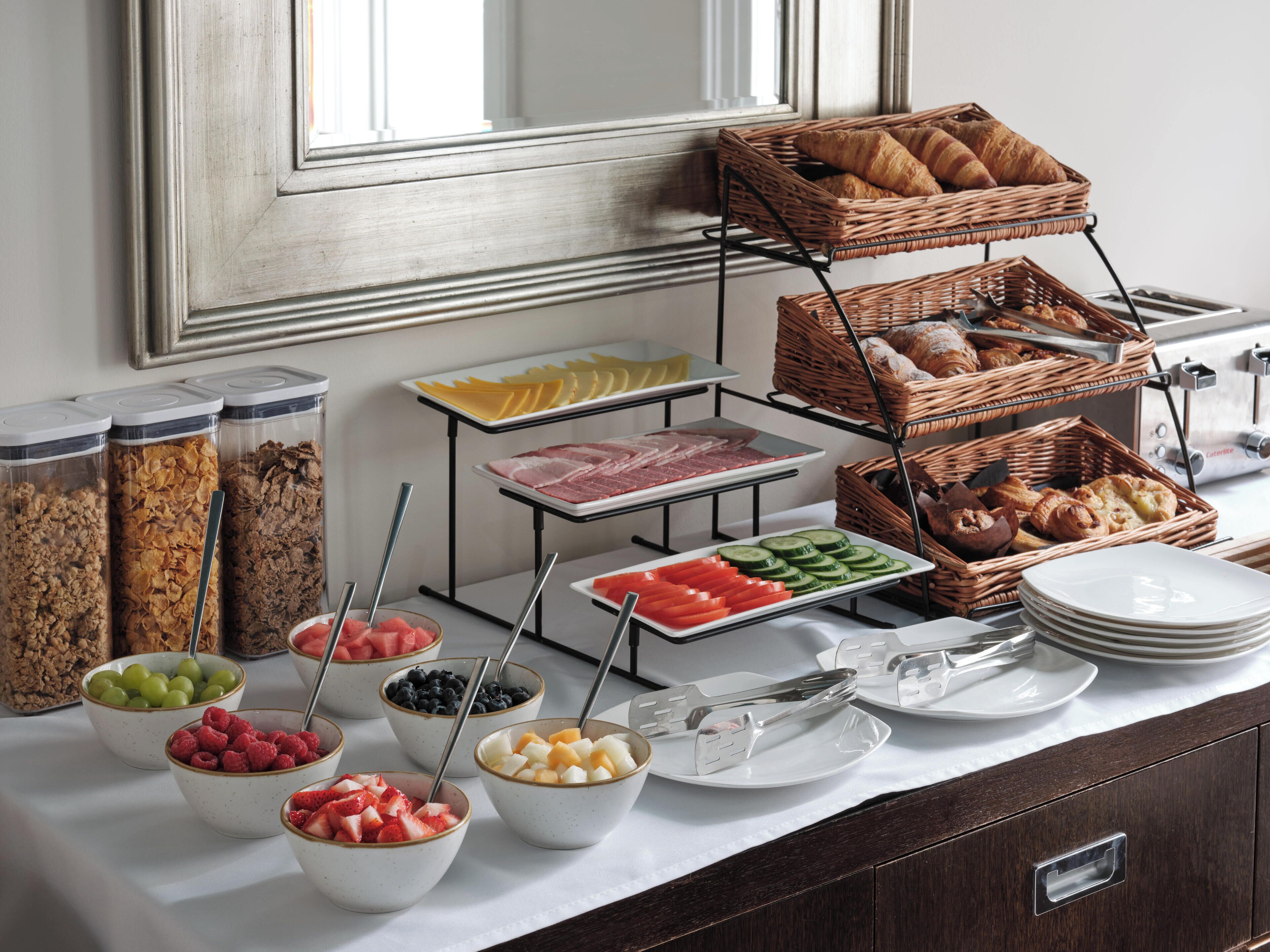 daily continental breakfast (gbp 16 per person)