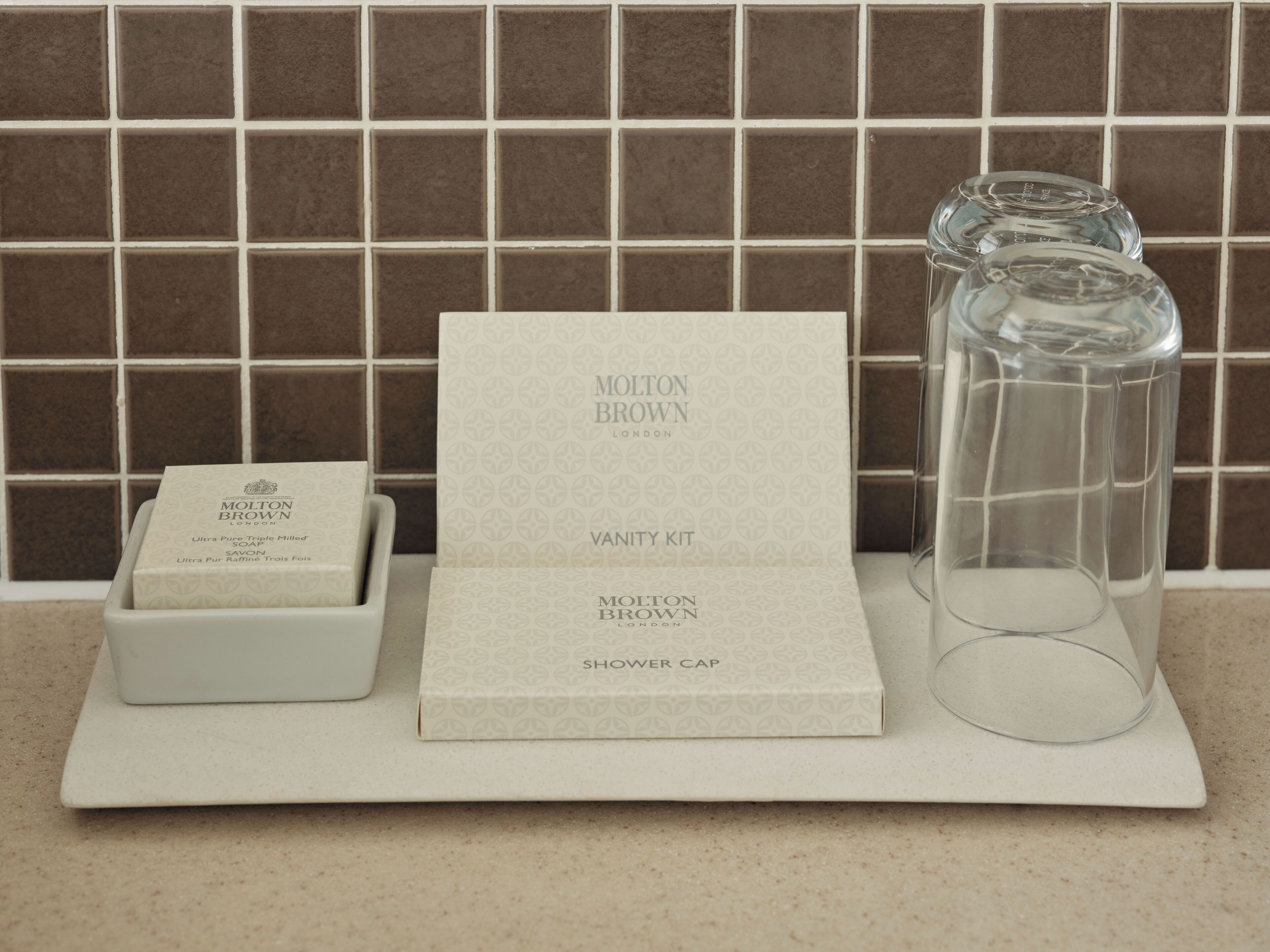 luxury double or twin room | bathroom amenities | designer toiletries, hair dryer, towels