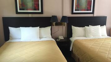 Comfort Room, 2 Queen Beds (2 Queen with 1 Sofa Bed) | Desk, blackout curtains, soundproofing, iron/ironing board