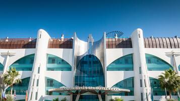 Voorkant van accommodatie