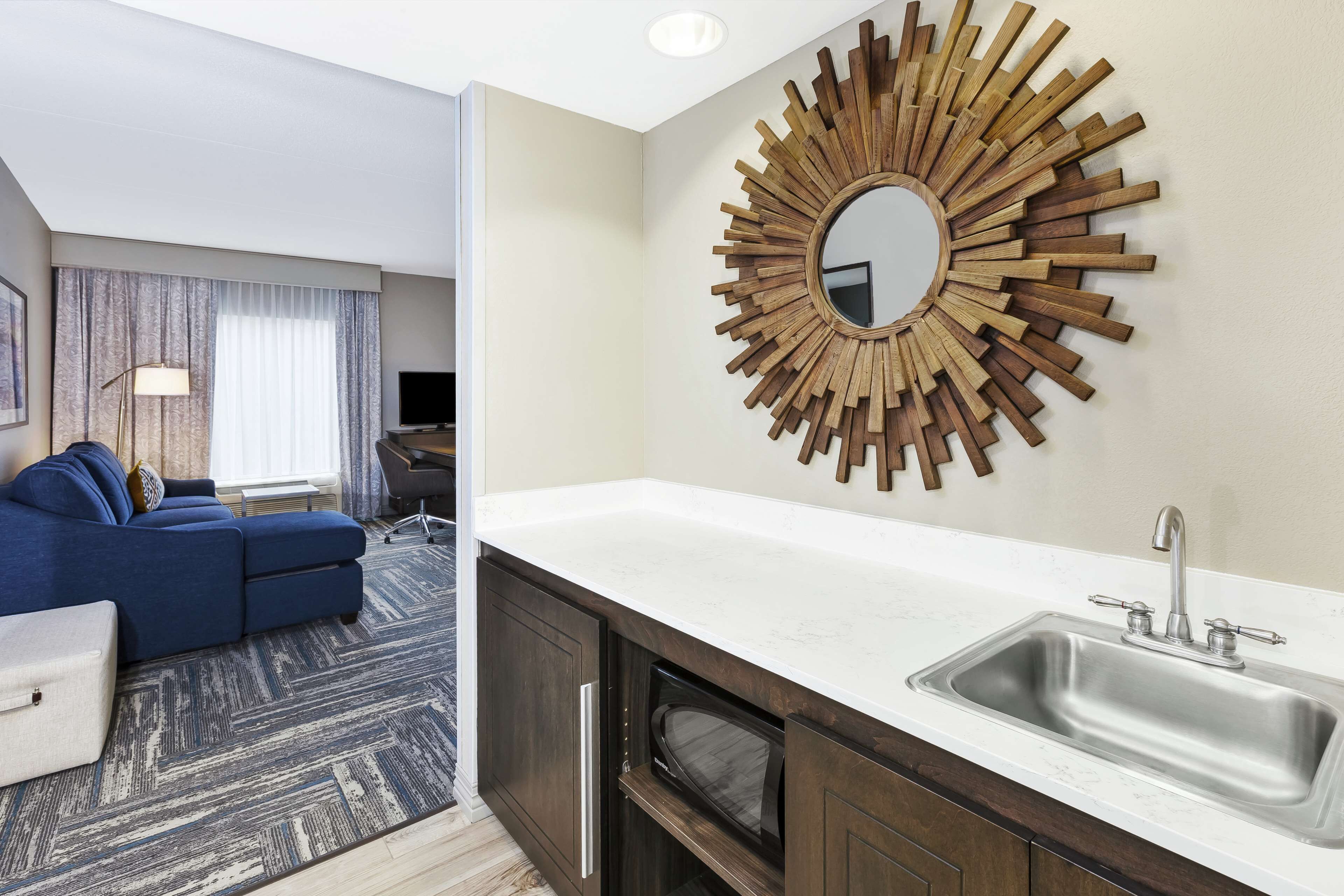 studio suite two queens sofabed | desk, blackout curtains, iron/ironing board, free wifi