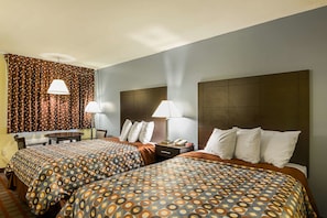Premium bedding, desk, soundproofing, iron/ironing board
