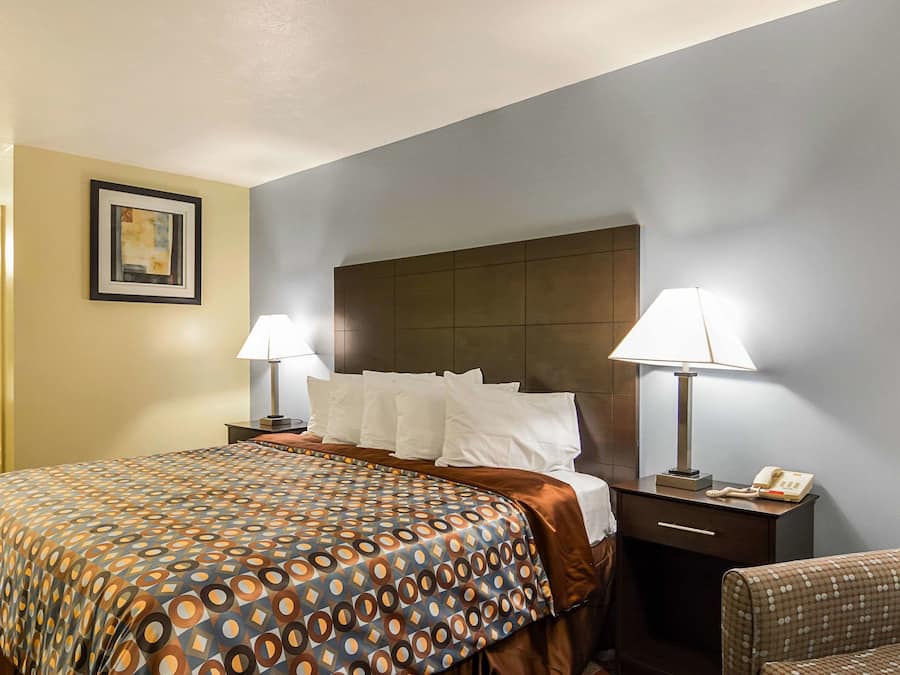 Standard Room, 1 King Bed, Non Smoking | Premium bedding, desk, soundproofing, iron/ironing board