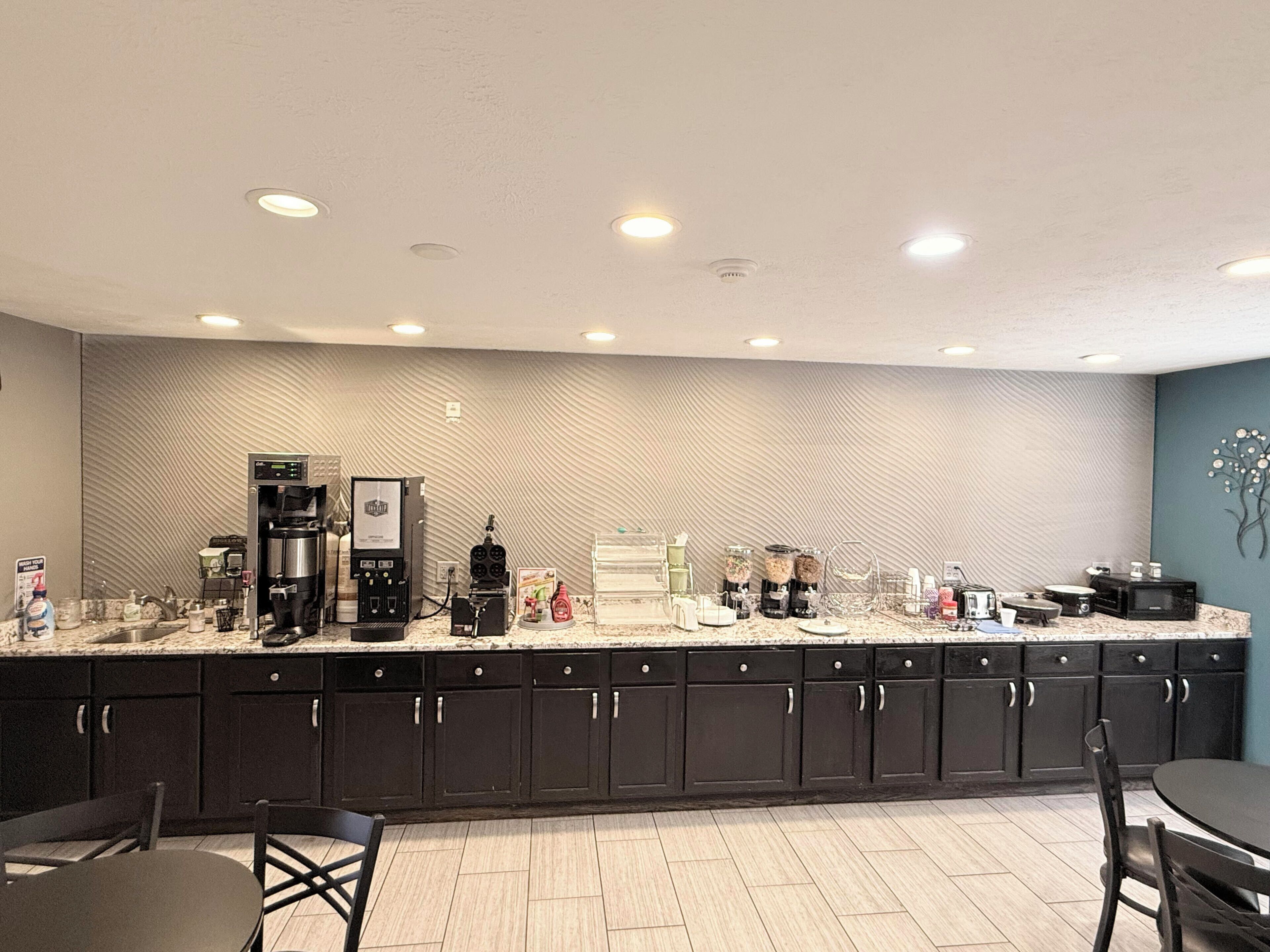 Kontinental frokost er inkludert