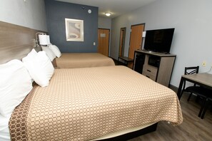 Room, 2 Queen Beds, Non Smoking | 1 bedroom, premium bedding, desk, blackout curtains