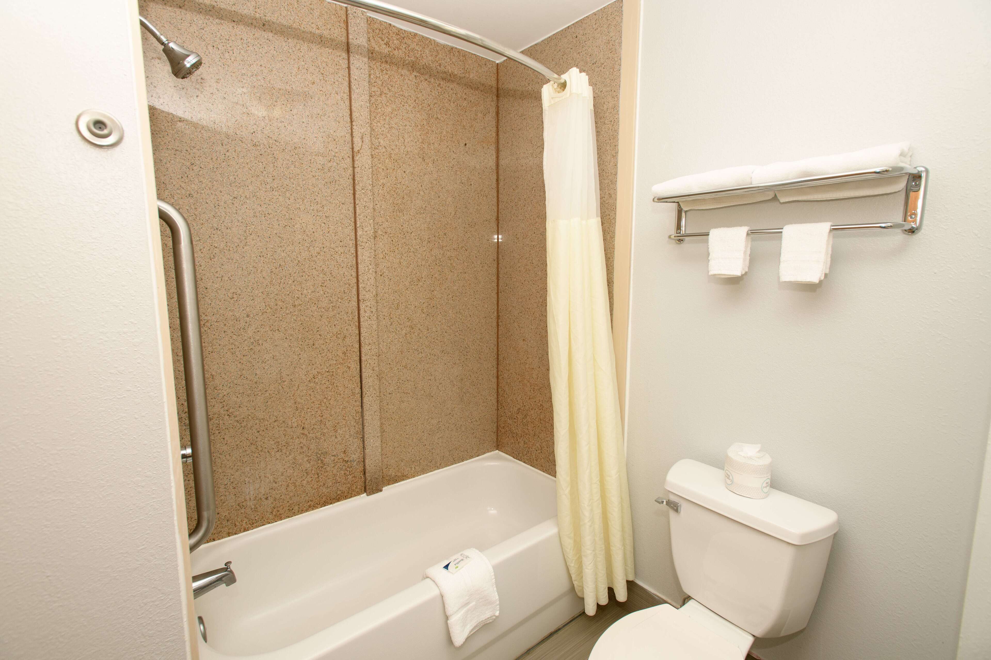 comfort room, 1 bedroom | bathroom | combined shower/bathtub, free toiletries, hair dryer, towels