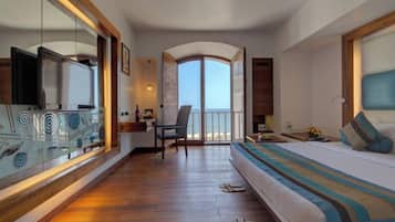 Premium bedding, pillow-top beds, minibar, in-room safe