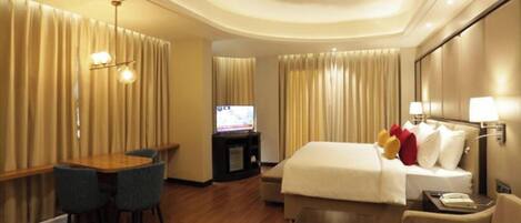 Superior-Zimmer, 1 Doppelbett | Hochwertige Bettwaren, Pillowtop-Betten, Minibar, Zimmersafe