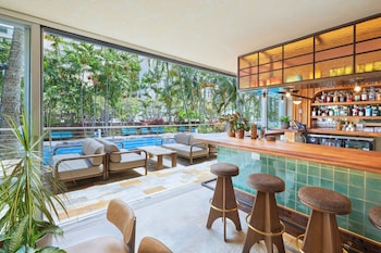 Patio, balcany or terrace at Courtyard by Marriott Waikiki Beach