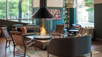 Sitteområde i lobbyen