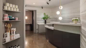 Behandlungsräume für Paare, Sauna, Körperbehandlungen