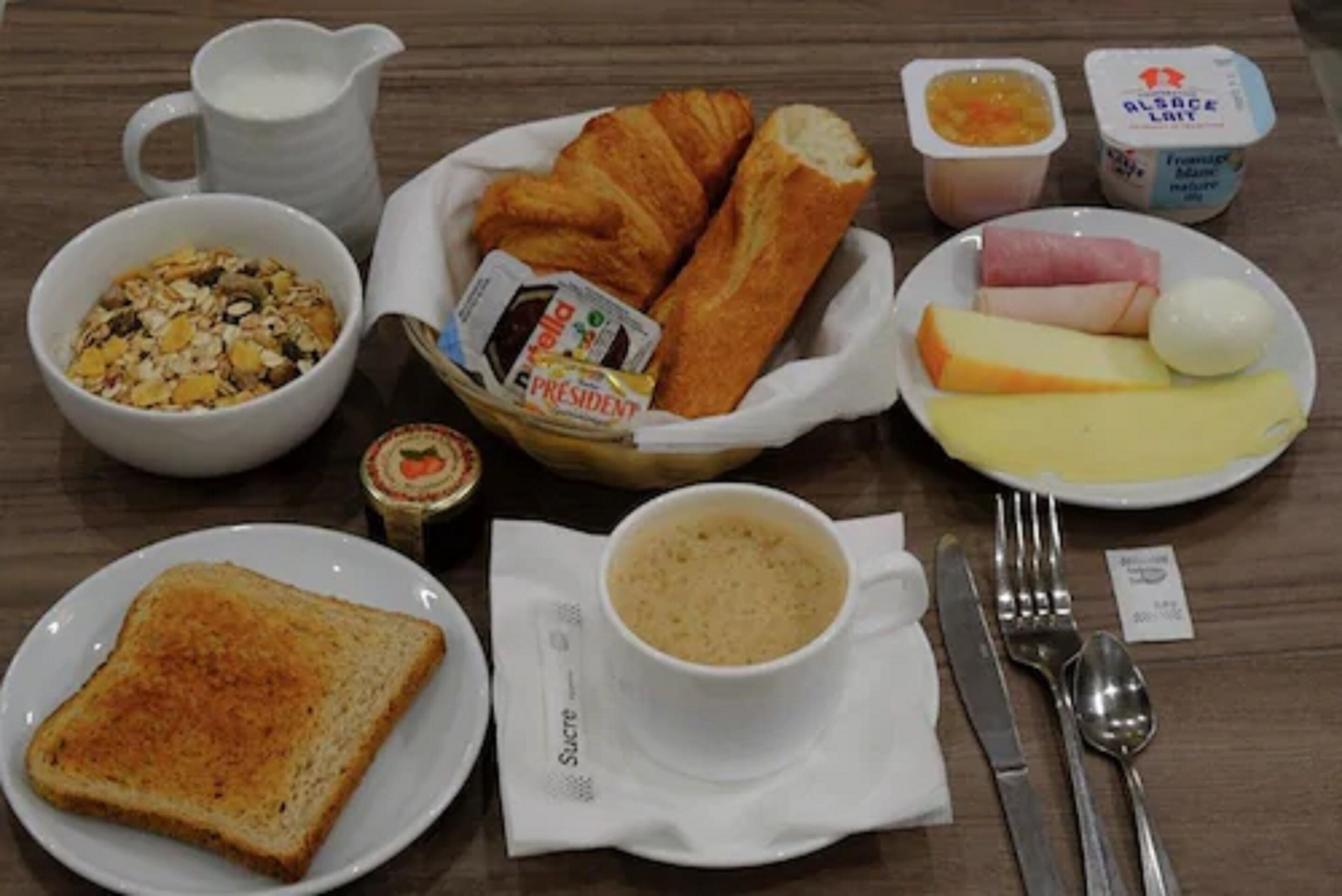 daily buffet breakfast (eur 11 per person)