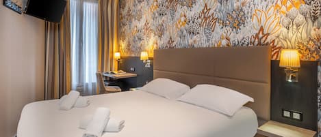 Superior Double Room, 1 Queen Bed | In-room safe, desk, blackout drapes, iron/ironing board