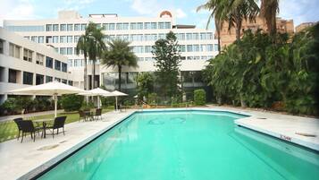 Seasonal outdoor pool