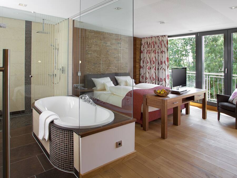 Suíte júnior | Cofres nos quartos, Wi-Fi de cortesia