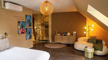 Worldly room