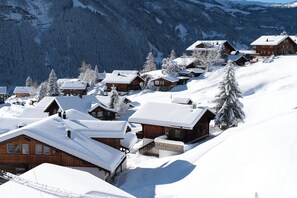 Blick von der Unterkunft