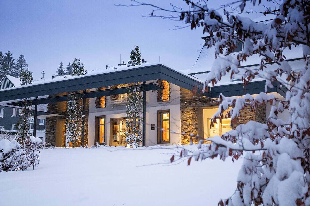 front of property – evening/night