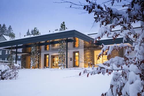 Front of property – evening/night