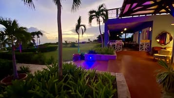 Front of property - evening/night