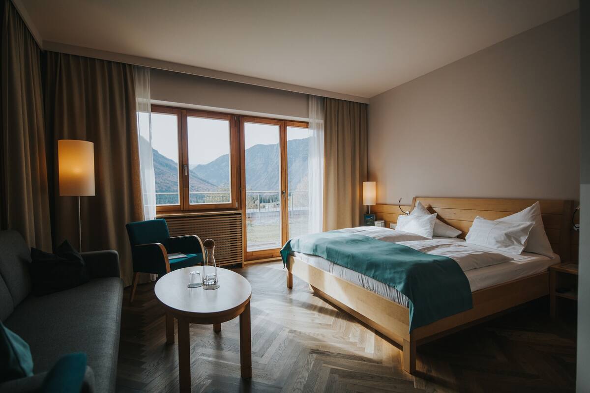 double room (dachstein) | 1 bedroom, premium bedding, minibar, in-room safe