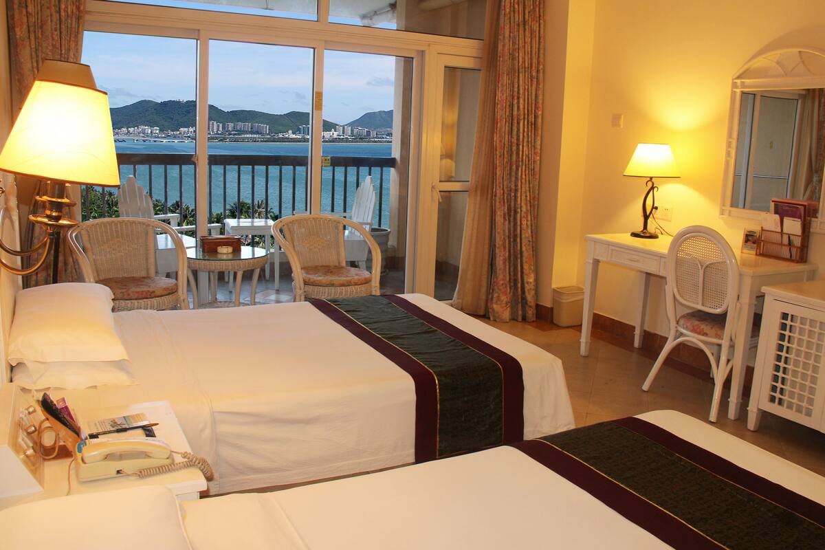 Phòng 2 giường đơn Cao cấp, 2 giường đơn, quang cảnh biển